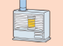 半密閉式石油暖房機